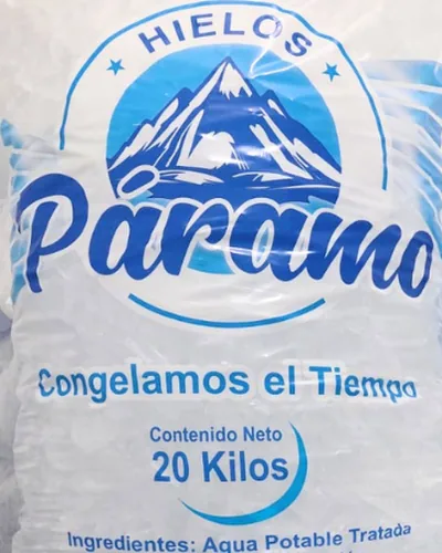 Bolsa de 20 kg de Hielos Páramo